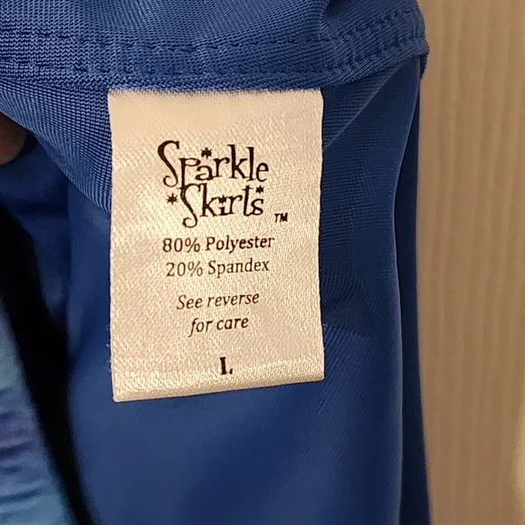 Large Sparkle Athletic Skirt/Skort - Picture 6 of 7